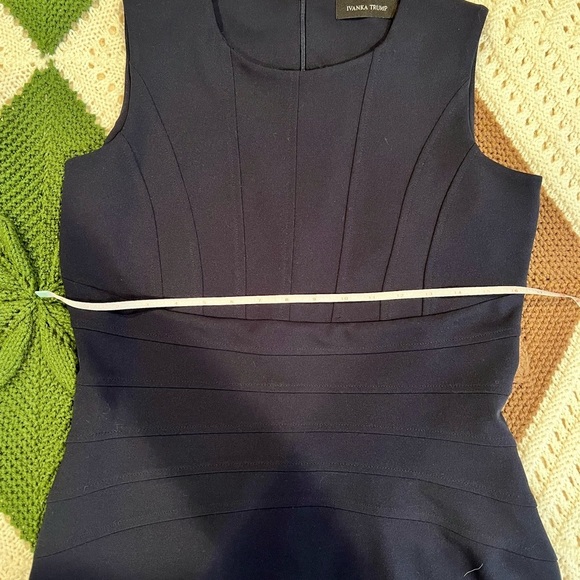 178 Ivanka Trump dark blue dress - Picture 8 of 12